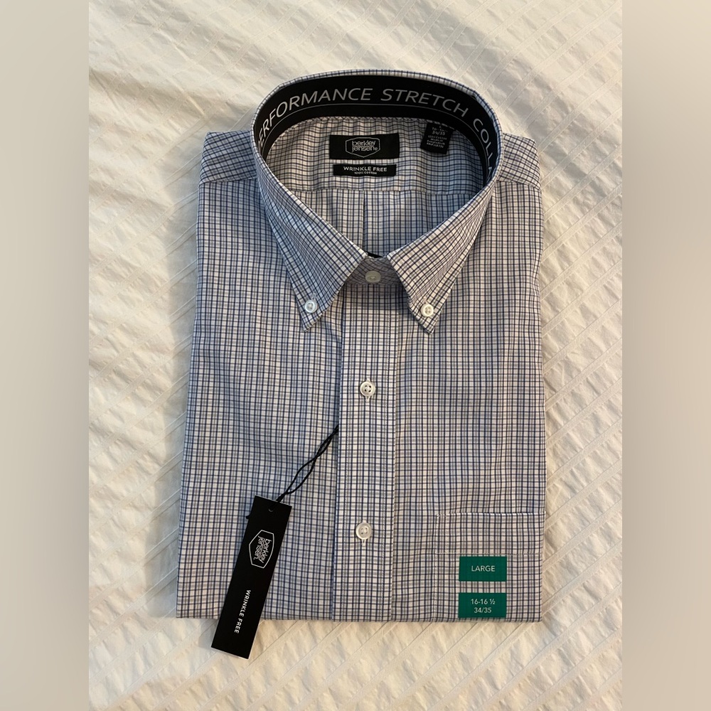 Men’s plaid dress shirt